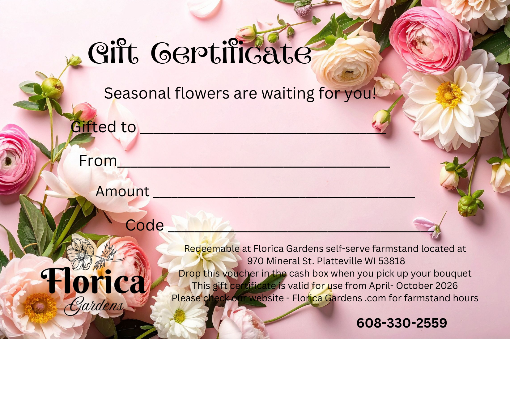 Gift Certificate