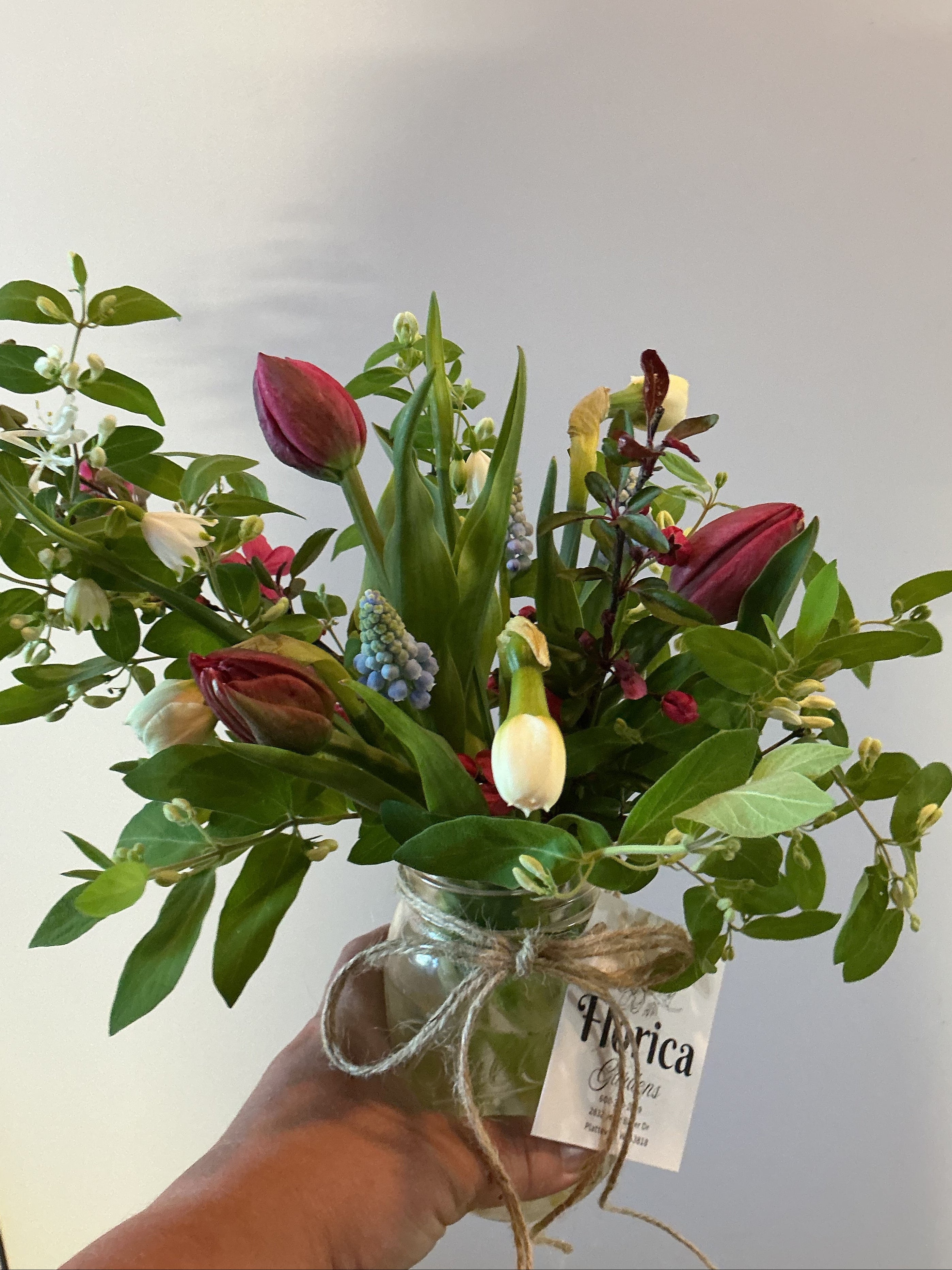 Pint-sized arrangement